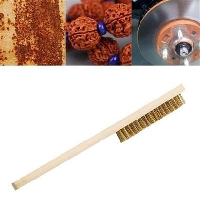 Ahşap Saplı Paslanmaz Çelik Tel Fırça