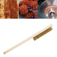 Ahşap Saplı Paslanmaz Çelik Tel Fırça
