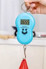 Taşınabilir LCD Elektronik El Tartısı 20 g Hassasiyet 50 KG Kapasite