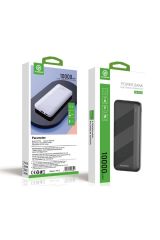 10000 mAh Kapasiteli Mikro ve Type-C Uyumlulu Hızlı Şarj Powerbank