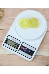 Dijital Mutfak Terazisi - 10kg Kapasiteli, Dara Fonksiyonu, LCD Ekran ve Otomatik Kapanma Özelliği 1 GR Hassasiyet