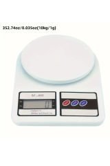 Dijital Mutfak Terazisi - 10kg Kapasiteli, Dara Fonksiyonu, LCD Ekran ve Otomatik Kapanma Özelliği 1 GR Hassasiyet