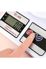 Dijital Mutfak Terazisi - 10kg Kapasiteli, Dara Fonksiyonu, LCD Ekran ve Otomatik Kapanma Özelliği 1 GR Hassasiyet