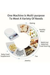 Dijital Mutfak Terazisi - 10kg Kapasiteli, Dara Fonksiyonu, LCD Ekran ve Otomatik Kapanma Özelliği 1 GR Hassasiyet