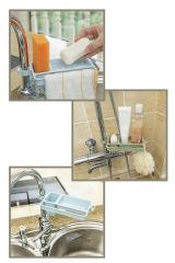 Mutfak Lavabo Düzenleyici, Sabun Tutuculu ve Havlu Askılı Banyo Süzgeç Rafı, Mutfak Banyo Lavabo Düzenleyici