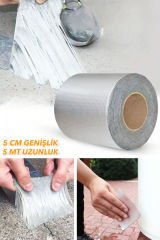 Kalın Alüminyum Folyo Butil Bant Sızdırmazlık & Çatlak Onarımı için Yüksek Sıcaklığa Dayanıklı Su Geçirmez Bant 5 CM