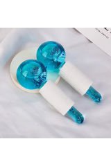 Soğuk Masaj ve Terapi Küreleri Ice Globes Buz Topu ile Yüz ve Göz Altı Cilt Bakımı