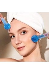 Soğuk Masaj ve Terapi Küreleri Ice Globes Buz Topu ile Yüz ve Göz Altı Cilt Bakımı