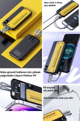 10000 mAh Çoklu Hızlı Şarj Powerbank – Aynı Anda 4 Cihaz Şarj Özelliği