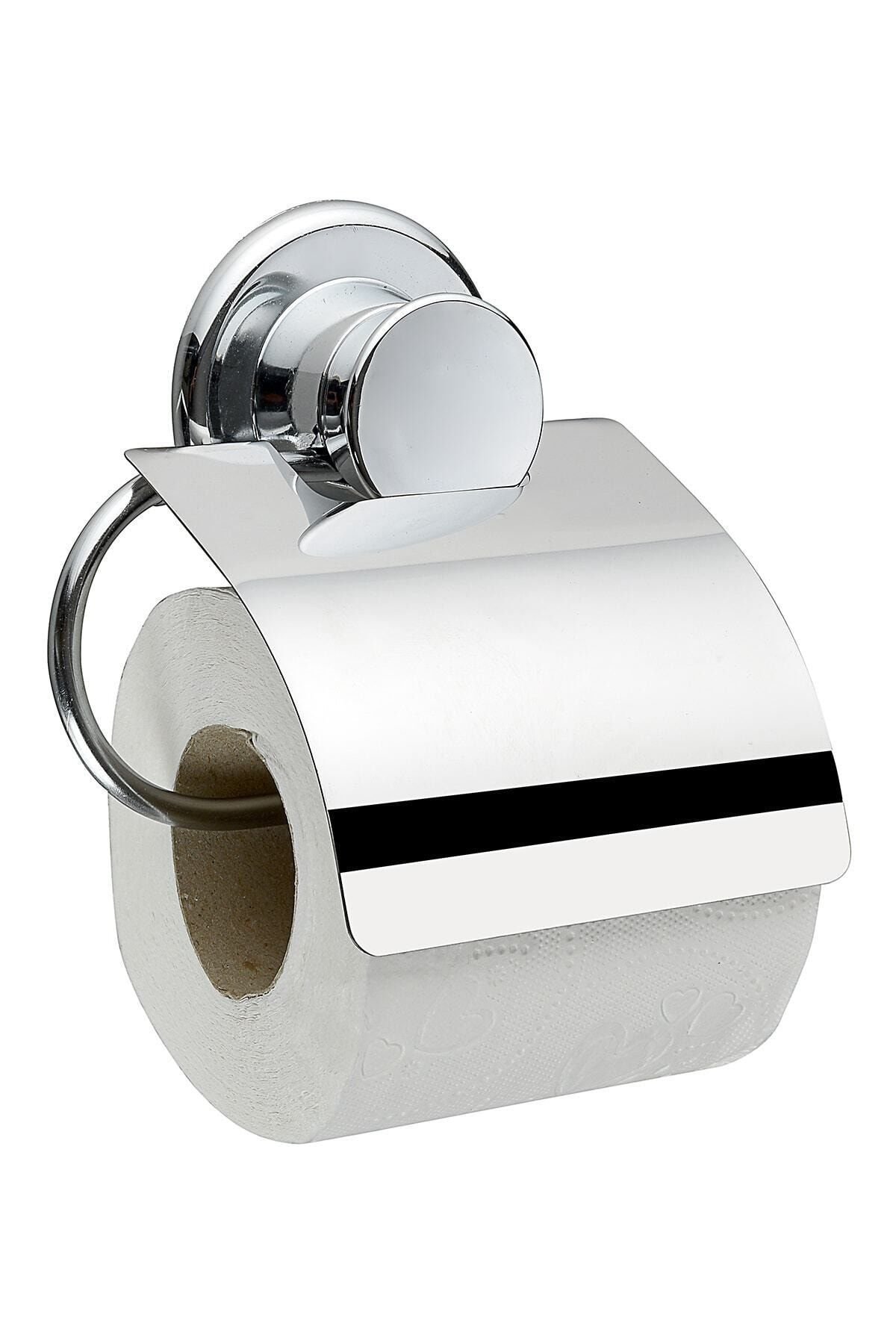 Yapışkanlı Metal Kapaklı Tuvalet Kağıtlık