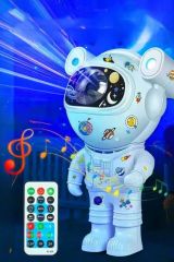 Stickerlı ve Uzaktan Kumandalı Astronot Gece Lambası