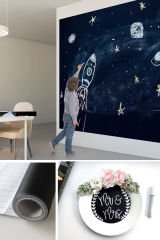 Rulo Yapışkanlı Çocuk Yazı Yazma Sticker Tahtası