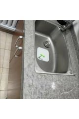 Atina Grisi Mermer Desenli Yapışkanlı Folyo - 60 CM x 5 MT Dekoratif Çözüm