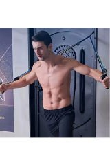 11 Adet Çekme Halat Fitness Ekipmanı Seti - Güç Eğitimi, Pilates ve Yoga için Direnç Bantları