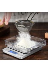 Dijital Mutfak Tartısı  2000g Kapasite, Elektronik Mücevher Tartma Terazisi 0.1 G Hassasiyet