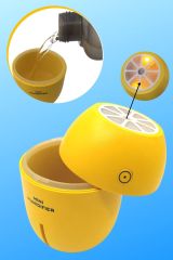 Limon Tipi Mini Hava Oda Nemlendirici Ledli Işıklı Buhar Makinesi