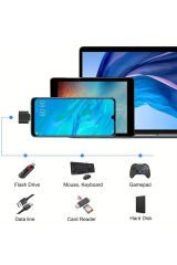 1 Adet USB C'den USB 3.0'a Dönüştürme Adaptörü Telefon Tablet Bilgisayar