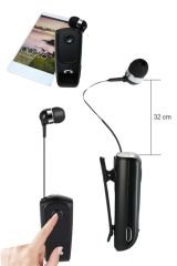 Makaralı ve Kablolu Telefon Uyumlu Bluetooth Kulaklık