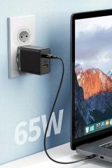 65W TYPE C Hızlı Şarj Aleti – Güçlü ve Hızlı Şarj İmkanı