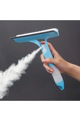 Spreyli Cam ve Yüzey Temizleyici Aparat - Pencere, Ayna, Tezgah ve Duşakabin İçin Pratik Silme Çözümü''