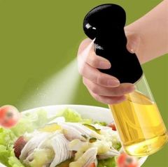 Çok Amaçlı Cam Şişe Püskürtmeli Dağıtıcı Yağdanlık Limonluk Sirke Sosluk Spreyi Siyah