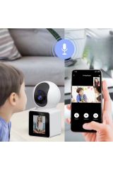 Çift Kameralı Wifi Gece Görüşlü Güvenlik Kamerası - Evde Güvenliğin Yeni Adı