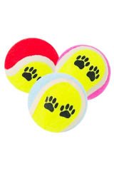 Tenis Topu Köpek, Kedi Eğitim Oyuncağı - Dayanıklı ve Eğlenceli Köpek, Kedi Oyun Topu (3 ADET)