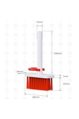Çok Amaçlı Kırmızı Hassas Fırça Başlıklı  Bilgisayar Laptop Temizleme Fırçası