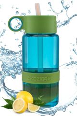 Narenciye Limon Sıkmalı Pratik Detoks Toksin Atıcı Su Matarası Spor Şişesi
