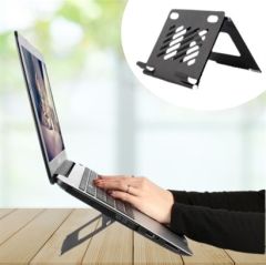 Ayarlanabilir Metal Dizüstü Destek Tabanı Katlanabilir Taşınabilir Laptop Sehpası Standı