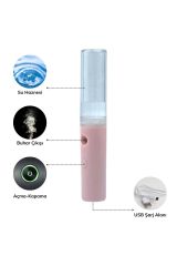El Tipi Taşınabilir Hava Nemlendirici Sprey USB  Kablolu Mini Buhar Püskürtücü Yüz Spreyi