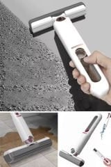Pratik Çok Amaçlı Mini Cam Temizlik Mopu ve Fırçası