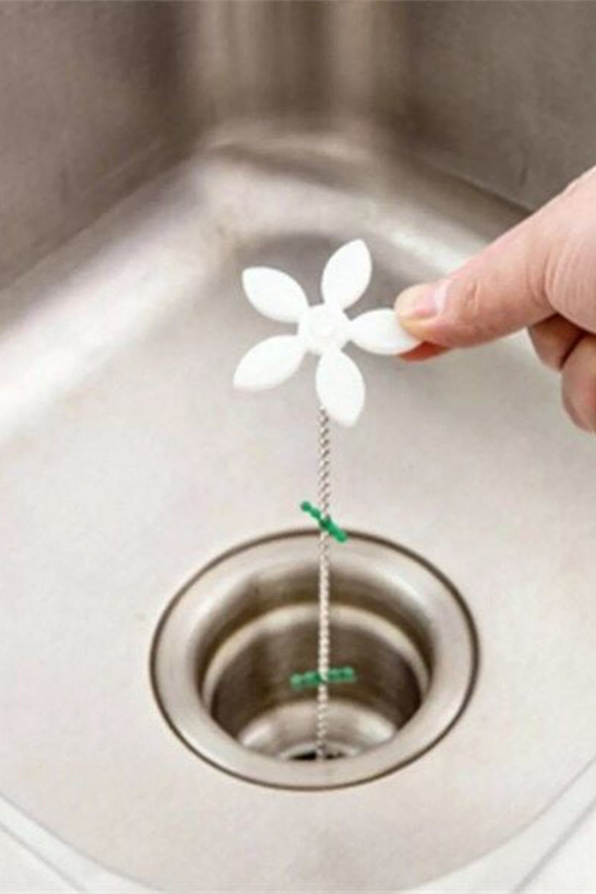 Pratik Banyo Küvet Lavabo Gideri Tıkanma Önleyici Plastik Aparat
