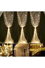 2x2 Metre 320 Led 8 Fonskiyonlu Dekoratif Led Günışığı Perde