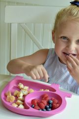 Sevimli Fil Desenli Bebek ve Çocuk Yemek Kabı – Bölmeli Mama Tabak