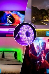 5 mt 20 Fonksiyonlu Uzaktan Kumandalı RGB Gaming Led Şerit Işık