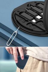 5'i 1 Arada Seyahat Kablo Seti, 60W Destekli USB Type-C Şarj Kutusu