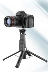 Kamera ve Telefon İçin 2'si 1 Arada, 2.2m Uzayan, Uzaktan Kumandalı Selfie Çubuğu ve Tripod