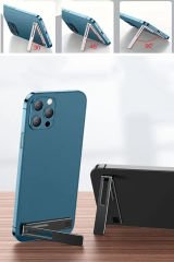 Ultra İnce Kendinden Yapışkanlı Katlanabilir Tüm Telefonlarla Uyumlu Telefon Standı