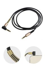 1 Metre Ses Aktarım Kablosu 3.5mm AUX Kablosu Jak Erkek Erkek L Tipi