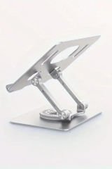 Metal Masaüstü Tablet Standı 360 Derece Dönebilen Katlanabilir Ayarlanabilir Kaldırma Standı