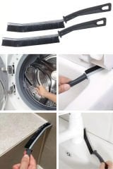2'li Çok Amaçlı Aralık Temizleme Fırçası Banyo, Mutfak, Lavabo Derz Arası İnce Detay Temizlik Fırçası