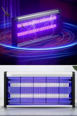 10W Uzun Enli Sessiz Masaüstü veya Duvara Asılabilen UV Mor Işıklı Sinek Öldürücü Makina
