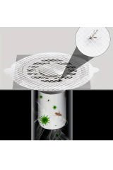 Tek Kullanımlık 10'lu Lavabo Filtresi, Etkili Saç ve Böcek Kovucu, Tuvalet, Mutfak, Banyo Lavaboları ve Yer Sifonları İçin Uygun