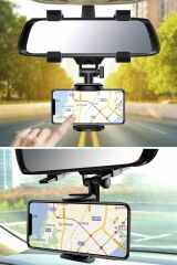 Araç İçi Dikiz Aynaya Takılan Telefon Tutucu Otomobil İçi Telefon Tutma Aparatı