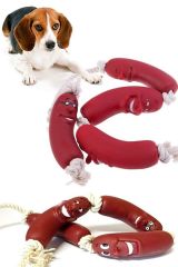 Köpekler İçin Oyuncak Sosis ve Tavuk Budu