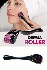 Derma Roller 540 Titanyum Mikro İğneli Silindir Yüz Cilt Bakımı İçin - Kozmetik Mikrodermabrazyon Mikro İğneli Yüz Silindiri, Kokusuz, Manuel Çalıştırma, Pil Gerektirmez