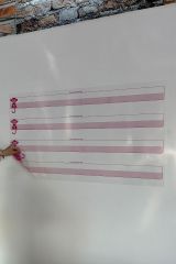 Statik Yapışan Akıllı Yazı Tahtası - Kılavuz Çizgili, İz Bırakmaz, Yeni Müfredata Uygun (100x56cm)