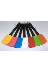 Dekoratif Renkli Silikon Spatula Pratik Sevimli Spatula Kaşık