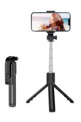 Taşınabilir Tripod ve Bluetooth Kumandalı Selfie Çubuğu İkisi Bir Arada